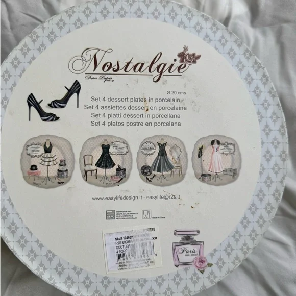 Nostalgia Tres Chic Coffee & Tea Set - Black, White, Pink - Picture 7 of 12